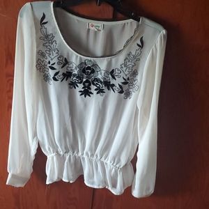 Long sleeved blouse